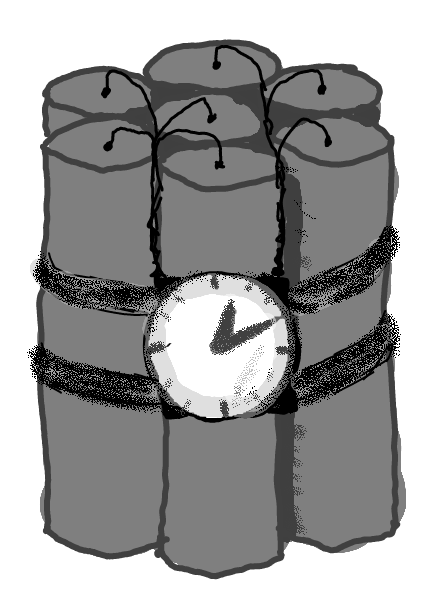 image-icon of dynamite and a clock